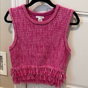 Club Monaco Vibrant Pink Knit Top